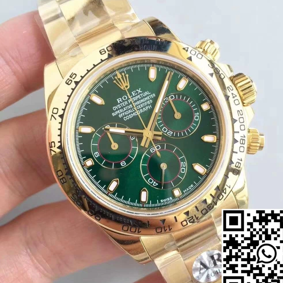 Dial Factory Daytona AR Green Cosmograph Rolex 116508 0110
